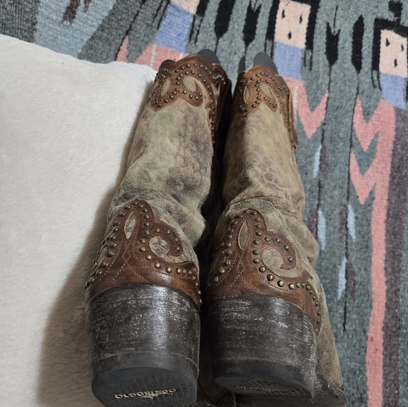 Old Gringo Boots Women 8 B Distressed Embroidrey Bling Cowgirl Boots. - Picture 8 of 10